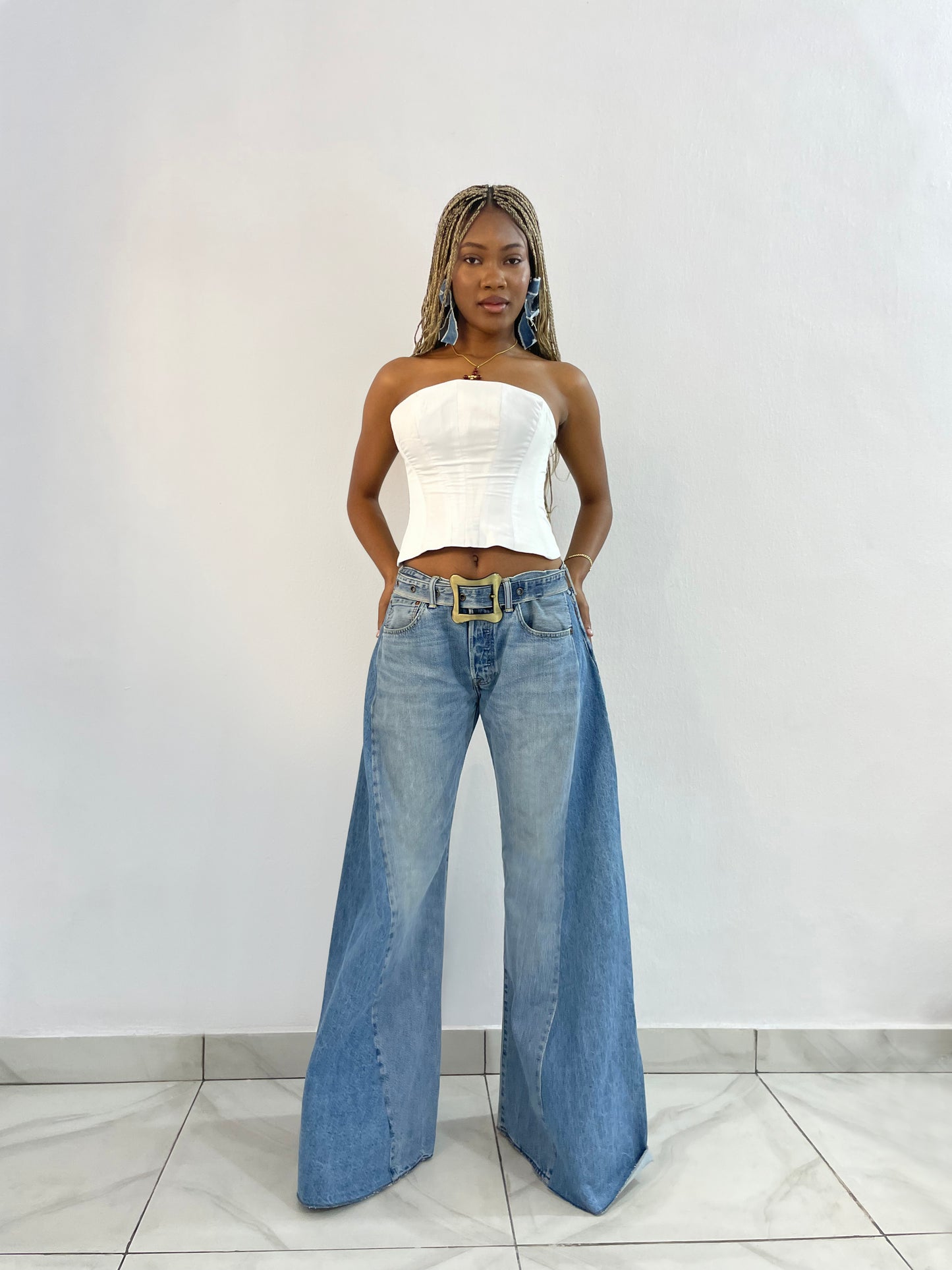 Reworked Flare Jeans
